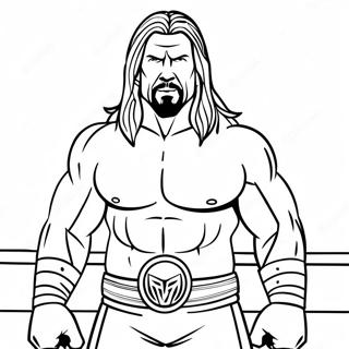 Triple H A Ringben Szinezo Oldala 130975-63828