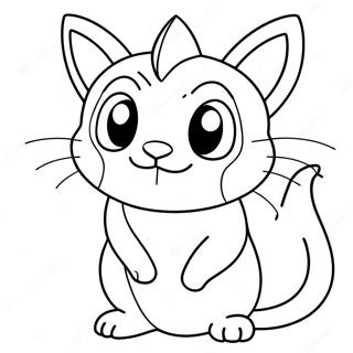 Pokemon Meowth Színezők