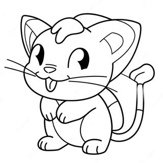 Meowth Pokemon Szinezo Oldal 131203-63986