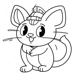 Meowth Erme A Fejen Szinezo Oldal 131205-63995