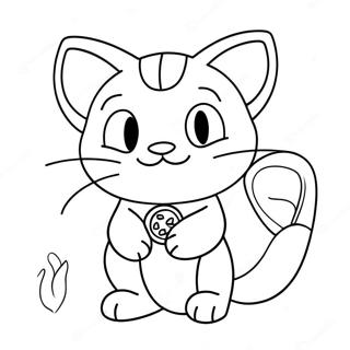 Meowth Erme A Fejen Szinezo Oldal 131205-63996