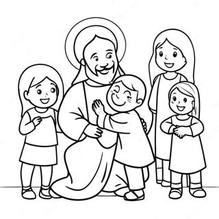 Jezus Szereti A Kisgyermekeket Szinezo 131331-64087