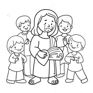 Jezus Szereti A Kisgyermekeket Szinezo 131331-64088