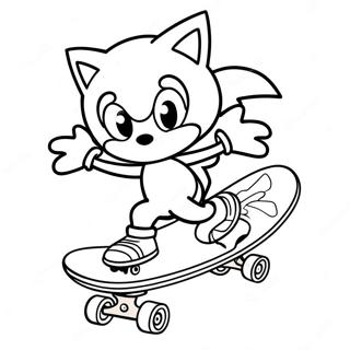 Jatekos Krem Sonic Gordeszkan Szinezolap 131386-64143