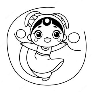 Pucca Oromtancot Jar Szinezolap 131437 64182