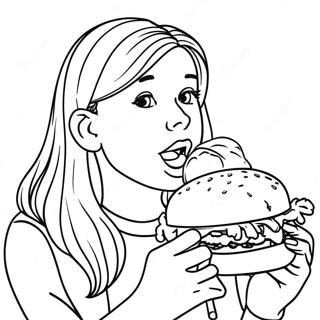 Sam Puckett Hamburgert Eszik Szinezo Oldal 131539 64256