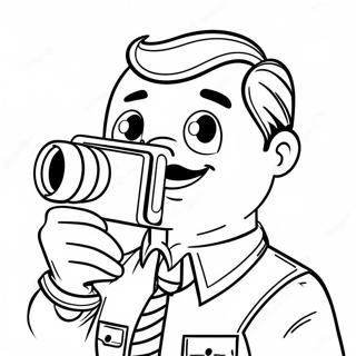 Freddie Benson Fenykepezogeppel Szinezolap 131540 64260