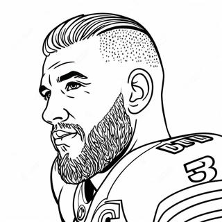 Travis Kelce Szinezooldal 131691-64368