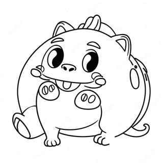 Aranyos Szorny Macska Szundikalo Szinezolap 132004-64613