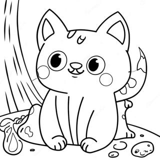 Aranyos Szorny Macska Szundikalo Szinezolap 132004-64615