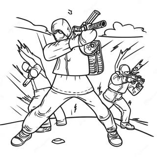 Apex Battle Royale Jelenet Szinezo Oldal 132156 64737