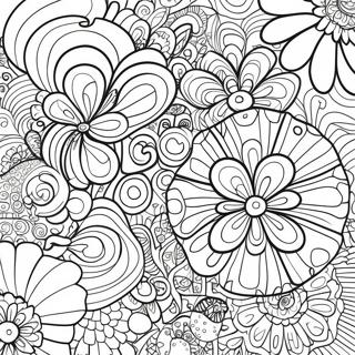 60 As Evek Pszichedelikus Mintai Szinezolap 132232-64798