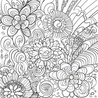 60 As Evek Pszichedelikus Mintai Szinezolap 132232-64799