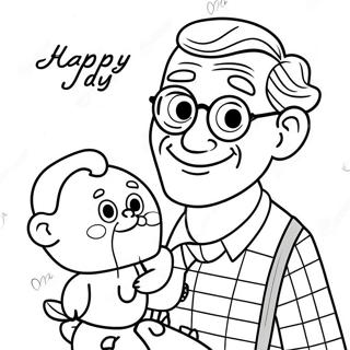 Boldog Apak Napjat Nagypapanak Szivvel Szinezolap 132311-64864