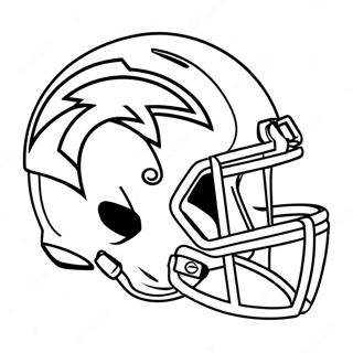 Chargers Logo Szinezolap 132384-64908