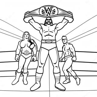 Wwe Bajnoki Merkozes Szinezolap 132488-64991