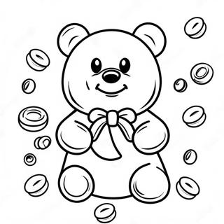 Zseles Medvek Szines Cukorkaval Szinezooldal 132952-65358