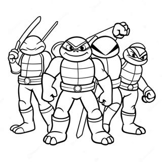 Tmnt Felemelkedése Színezők