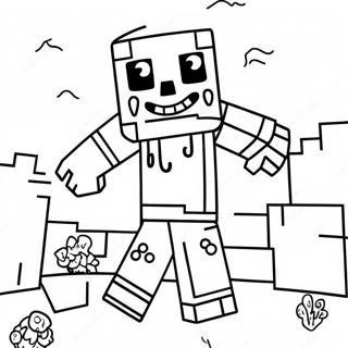 Cuki Minecraft Zombi Szinezolap 133262 65574