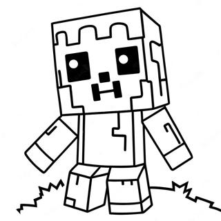 Cuki Minecraft Zombi Szinezolap 133262 65575