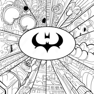 Dinamikus Batman Logo Szinezooldal 133315-65638