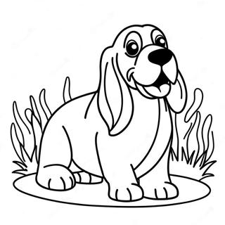 Basset Hound Színezők