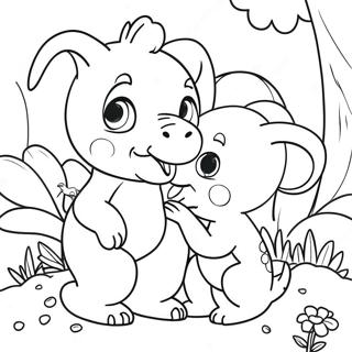 Vicces Ban Ban 4 Allatbaratok Szinezolap 134316-66416