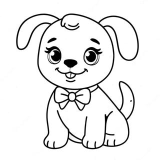 Aranyos Kiskutya Barbie Kutya Masnival Szinezooldal 134391 66471