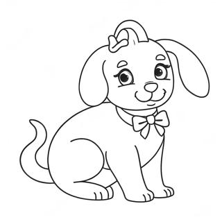 Aranyos Kiskutya Barbie Kutya Masnival Szinezooldal 134391 66472