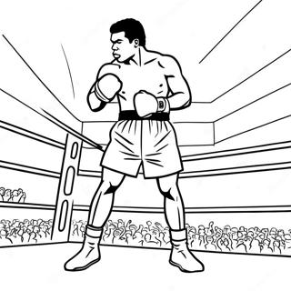 Muhammad Ali A Ringben Szinezolap 134828-66805