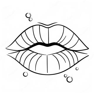 Fenyes Ajkak Csillogassal Szinezo Oldal 134934-66897