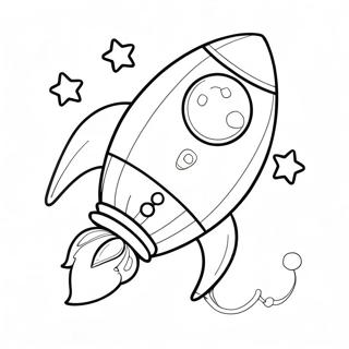 Cuki Raketa Csillagokkal Szinezolap 135061-66995