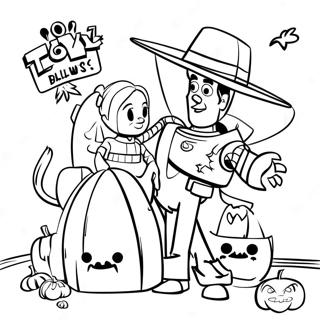 Toy Story Halloween Szinezolap 135109-67022