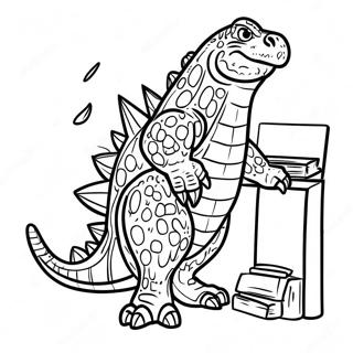 Szines Among Us Godzilla Szinezolap 135215 67115