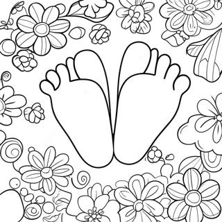 Szines Baba Labak Szinezolap 135469-67315