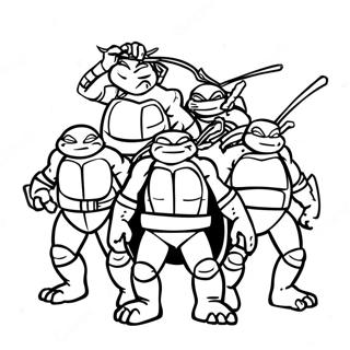 Tmnt 2012 Színezők