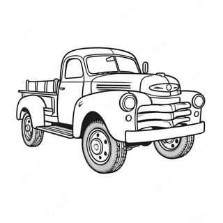 Klasszikus Teherauto Szinezolap 135672-67464