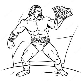 Izgalmas Wwe Akciojelenet Szinezolap 135725-67509