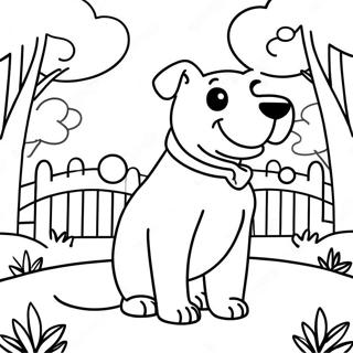 Boldog Bsd Kutya A Parkban Szinezolap 135930-67674