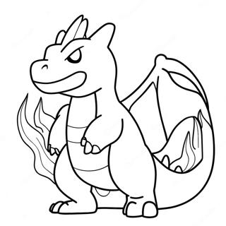Charizard Tüzet Okád Színezőlap Színezők