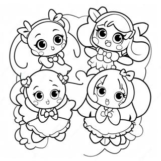 Buvos Precure Csapat Szinezolap 136208-67885