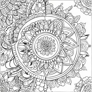 Tudatossag Mandala Pszichologia Szinezolap 136335 67987