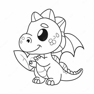 Cuki Dinoszaurusz Szivvel Szinezooldal 136360-68007