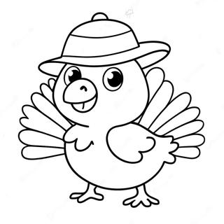 Baba Pulyka Kalappal Szinezooldal 136389 68039