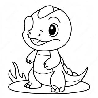Aranyos Chibi Charmander Szinezolap 136722-68289