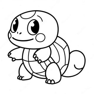 Vicces Chibi Squirtle Szinezolap 136724-68297