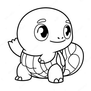 Vicces Chibi Squirtle Szinezolap 136724-68448