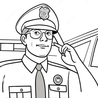 Rendor Aki A Hivasra Reagal Szinezolap 137186-68801