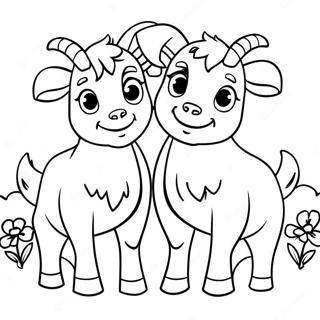 Jatekos Kecske Testverek Szinezo Oldal 137594-69119