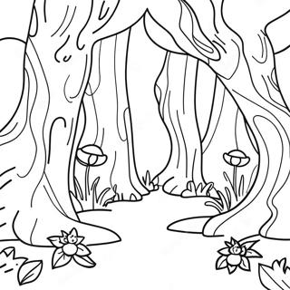 Buvos Erdo Rejtely Szinezo Oldal 137697 69200